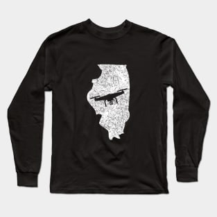 Illinois Drone Pilot Long Sleeve T-Shirt